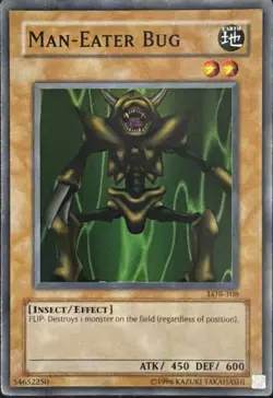 Man-Eater Bug LOB-108 Unlimited Super Rare HP - Image 1