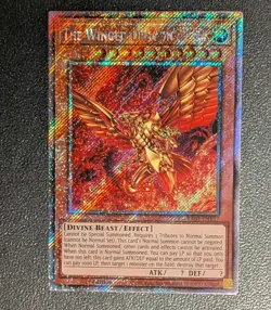 The Winged Dragon of Ra Yu-Gi-Oh quarter century stampede Platinum rare NM/MT - Image 1