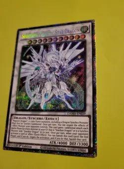 Yu-Gi-Oh Shooting Majestic Star Dragon DAMA-EN039 1st Edition Secret Rare NM - Image 3