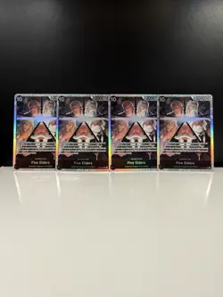 Five Elders OP13-082 Sr Playset (x4) One Piece Card Game - Image 1