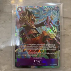 Foxy EB04-036 SR ALT ART One Piece TCG OP14 THE AZURE SEA'S SEVEN ENGLISH - Image 1