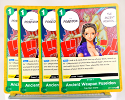 OP11-037 Ancient Weapon Poseidon (UC) A Fist of Divine Speed One Piece CCG x4 - Image 1