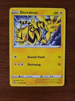 Pokemon SWSH Rebel Clash - 58/192 ELECTABUZZ, Unlimited - Image 1