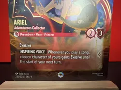 Disney Lorcana Fabled Enchanted Ariel Adventurous Collector -- English 232/204 - Image 4