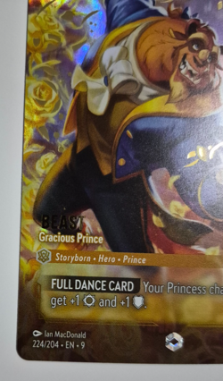 Disney Lorcana Fabled Enchanted Beast Gracious Prince English Rare - Image 5