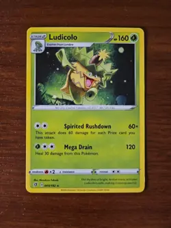 Pokemon SWSH Rebel Clash - 9/192 LUDICOLO, Unlimited Rare - Image 1