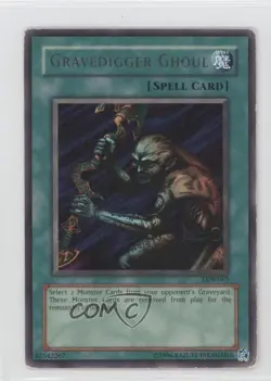 Gravedigger Ghoul YuGiOh Legend of Blue Eyes White Dragon #LOB-065 2002 READ - Image 1