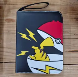 Pokemon Card Binder Case Pikachu Holds 400 Cards New Sealed - Image 1
