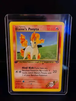Pokemon Blaine's Ponyta 1st Edition Gym Challenge #64/132 Regular Card - Image 1