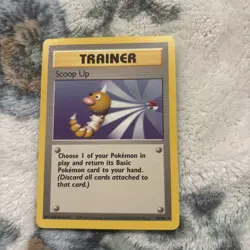 Pokemon TCG Scoop Up Trainer Base Set 78/102 Rare Unlimited Regular English Card - Image 1