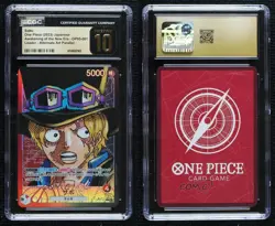 2023 One Piece Card Game: Awakening of the New Era OP05 Sabo CGC 10 Pristine - Image 3