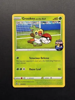 Pokemon Grookey on the Ball Futsal Promo Card 003/005 English 2020 - Image 1
