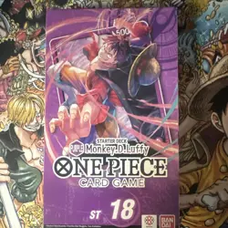 Bandai One Piece Card Game Starter Deck Monkey D. Luffy ST-18 50 Cards - Image 1
