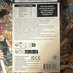 Bandai One Piece Card Game Starter Deck Monkey D. Luffy ST-18 50 Cards - Image 2