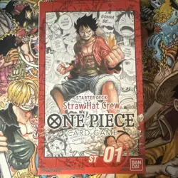 Bandai One Piece Card Game Straw Hat Crew Starter Deck ST-01 Luffy Sanji Usopp - Image 1