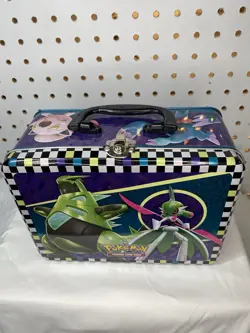 Pokemon TCG Evolving Skies Mixed Card Lot Metal Tin Case Metapod Charmander - Image 2