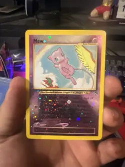 Pokemon TCG English NM Mew 1/18 Southern Islands Reverse Holo Rare Card WOTC - Image 1