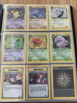 Complete Pokemon Card Team Rocket set 83/82 WOTC Vintage! Dark charizard! - Image 2