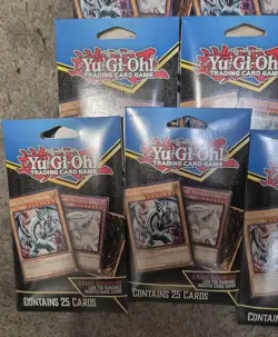 Lot Of 23 Yu-Gi-Oh! TCG SHONEN JUMP Hanger Pack 25 Cards 5 Rare Cards NEW - Image 2