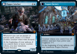 Light Play x 1 Poppet Stitcher // Poppet Factory - Foil - Extended Art Innistrad - Image 1