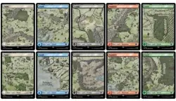 FULL SET Lord of the Rings Tales of Middle Earth Full Art Land Regular - Image 1