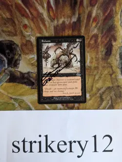 1x Exhume – Urza's Saga – Signed by Carl Critchlow – MTG - Image 1