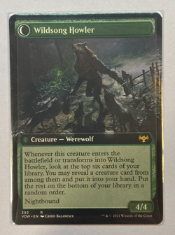 MTG - Innistrad: Crimson Vow - Howlpack Piper - Extended Art - NM - Image 2