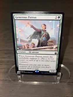 Generous Patron Battlebond NM Green Rare MAGIC THE GATHERING MTG - Image 1