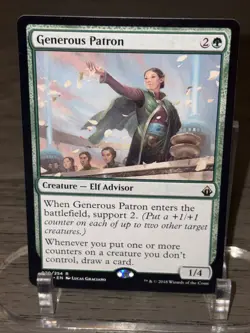 Generous Patron Battlebond NM Green Rare MAGIC THE GATHERING MTG - Image 2