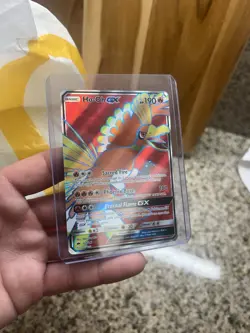 Pokemon Ho-Oh GX Ultra Rare Full Art Holo 131/147 SM-Burning Shadows Card - Image 1