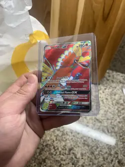 Pokemon Ho-Oh GX Ultra Rare Full Art Holo 131/147 SM-Burning Shadows Card - Image 4