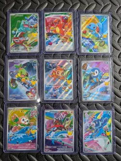 Pokemon 2026 First Partner Illustration Collection Series 1 Promo Set (9 Cards) - Image 1