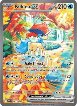 Holofoil - Keldeo ex - 167/086 - 167/086 / NM / English Pokemon TCG - Image 1