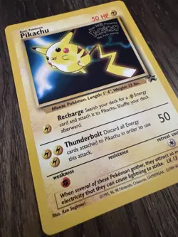 Pokemon Pikachu TCG Black Star Promo #4 the First Movie LP - Image 2