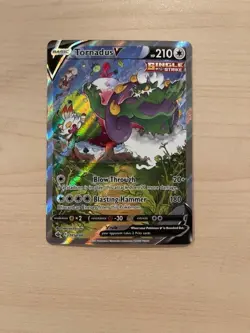 Pokemon Tornadus V (Alt Art) 185/198 SWSH06: Chilling Reign Ultra Rare - Image 1