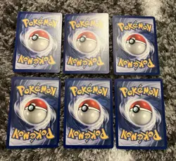 Psyduck Lot 1st Edition 53/62 Fossil Pokemon 1999 ORIGINAL OWNER Ungraded Lot 6 - Image 2