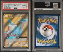 Latias & Latios GX 169/181 Full Art 2019 Pokemon Sun & Moon Team Up PSA 10 - Image 3