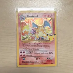 Pokemon Charizard 4/102 Celebrations Holo 25th Anniversary Classic Coll. NM+ - Image 1
