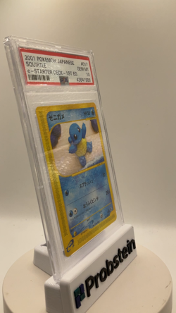 2001 Pokemon Japanese e-Starter Deck 1st Edition #017 Squirtle PSA 10 GEM MINT - Image 2