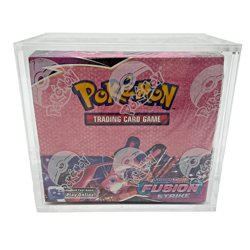 Pokemon TCG Sword & Shield Fusion Strike Booster Box SEALED w/Acrylic - Image 1