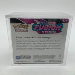 Pokemon TCG Sword & Shield Fusion Strike Booster Box SEALED w/Acrylic - Image 2