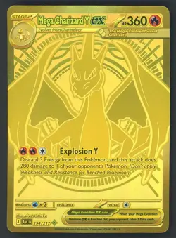 2026 Pokemon ASC EN Mega Hyper Rare #294 Mega Charizard Y ex PACK FRESH CENTERED - Image 1