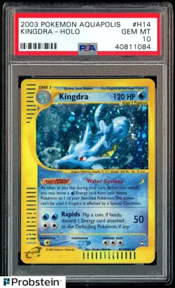 2003 Pokemon Aquapolis #H14 Kindra Holo PSA 10 GEM MINT - Image 1