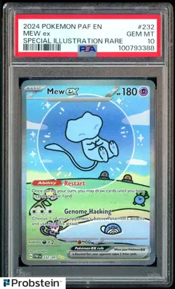 2024 Pokemon Paf En Special Illustration Rare #232 Mew Ex PSA 10 GEM MINT - Image 1