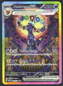 2025 Pokemon PRE EN Special Illustration Rare #161 Umbreon ex PACK FRESH - Image 1