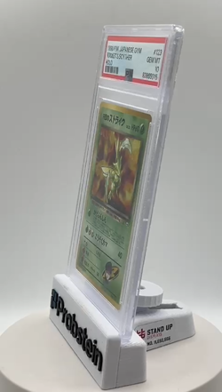 1998 Pokemon Japanese Gym #123 Rocket's Scyther Holo w/ Swirl PSA 10 GEM MINT - Image 2