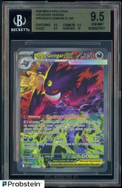 2026 Pokemon Mega Evolution Ascended Heroes Mega Gengar Ex SIR #284 EN BGS 9.5 - Image 1