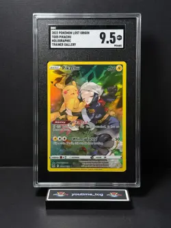 2022 Pokemon Lost Origin Trainer Gallery Pikachu #TG05 SGC 9.5 - Image 1