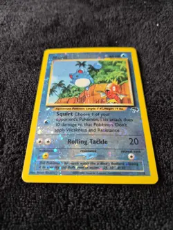 Pokemon Marill 11/18 Southern Islands Promo Reverse Holo Rare 2001 WotC MP Swirl - Image 5