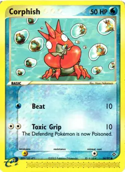 Pokemon TCG Corphish EX Dragon 54/97 Regular Common LP - Image 1